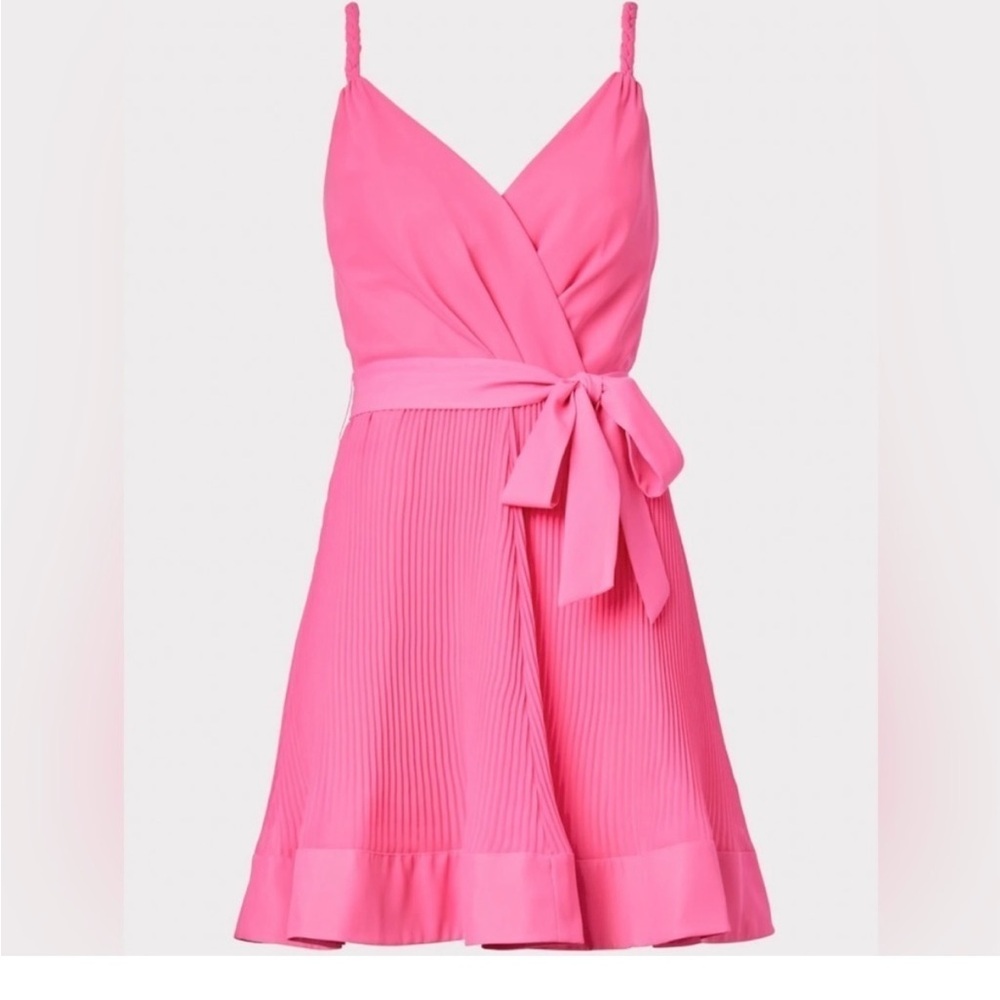 Milly, Livy Pleated Mini Dress, Size 2, Beautiful Detail, Great Quality, NWT - Picture 3 of 6